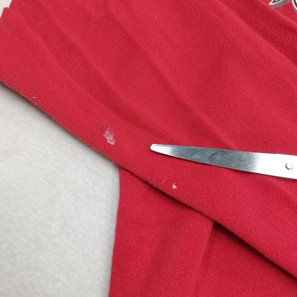 Vintage 90's Logo 7 Ohio State Buckeyes Red Crewneck Sweatshirt Size XL USA Made - Picture 8 of 9